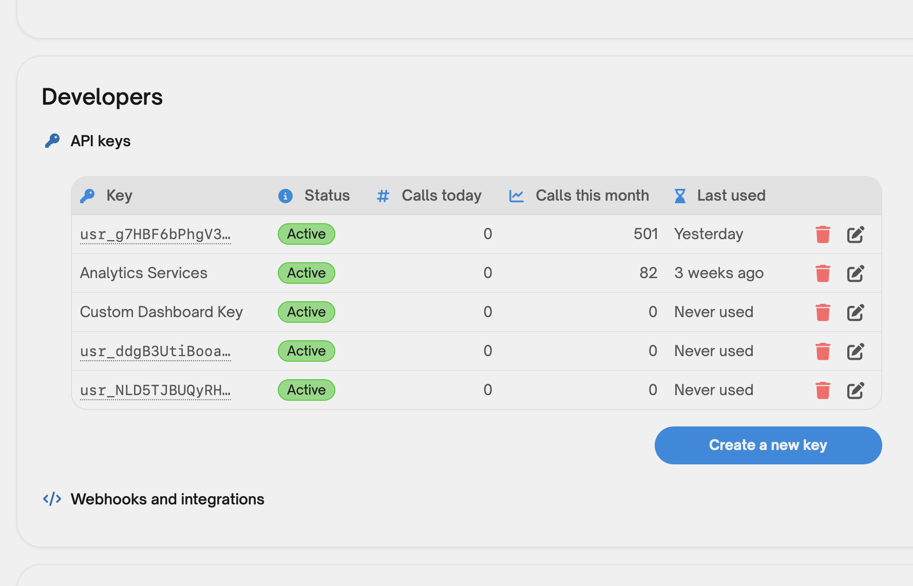 Stream user events and trigger automations